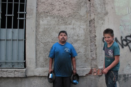 13.Portrait of a car mechanic, Guerrero, Mexico City, by José, 13. The boy in the photo, age 12, I only knew by his street name, el Güero (White Boy). Mauricio and I did one session with these boys, but whenever we saw them thereafter, they were not sober enough to continue.